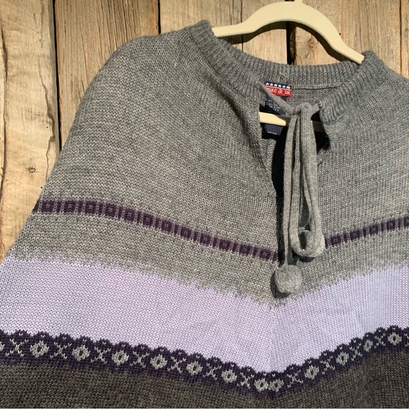Mac & Jac Wool Blend Poncho - Picture 4 of 12